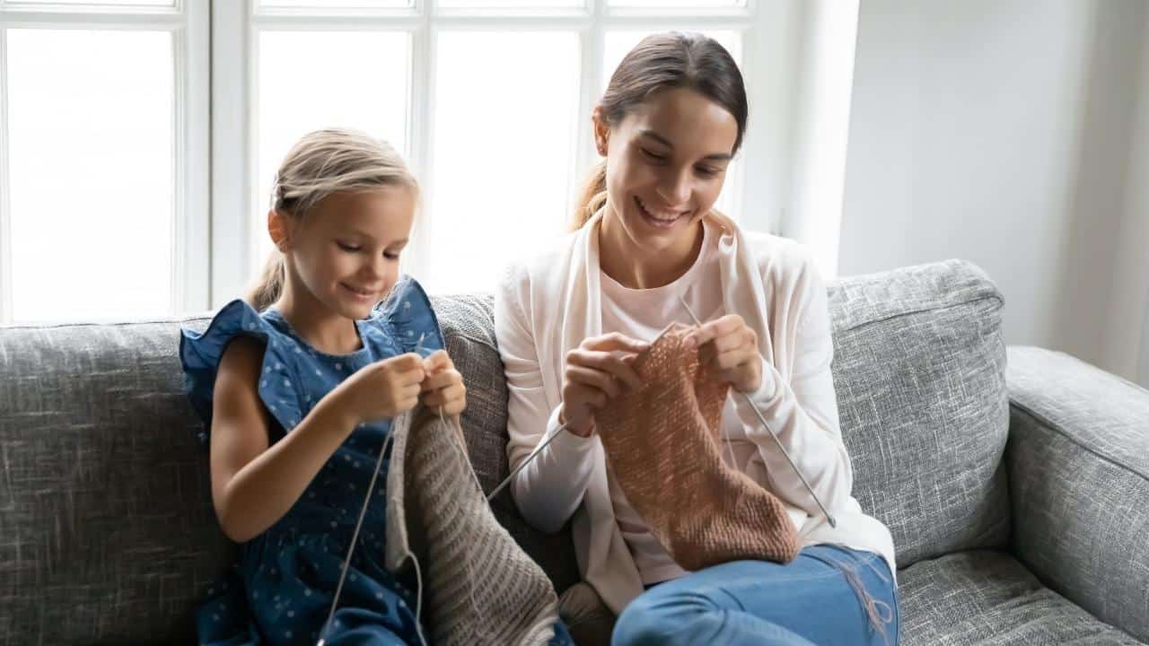 old-fashioned skills knitting