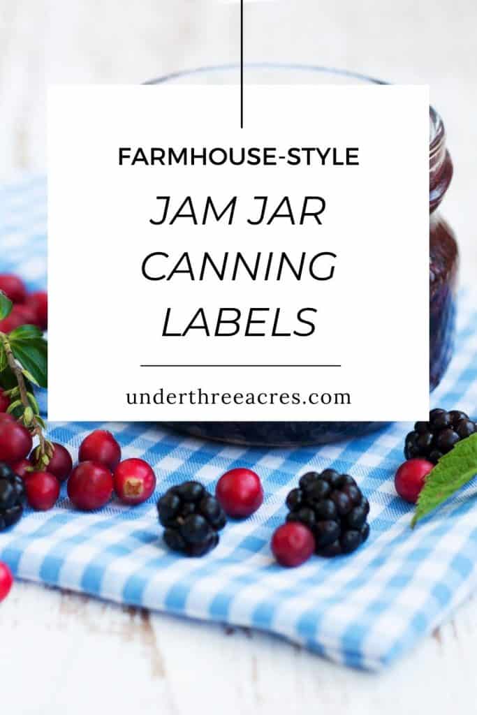 jam jar label pinterest pin