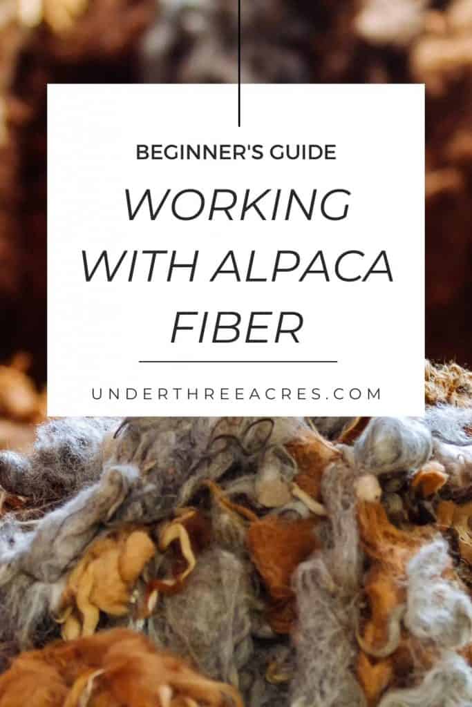 alpaca fiber pin