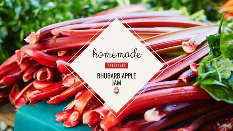 Easy Rhubarb Apple Jam