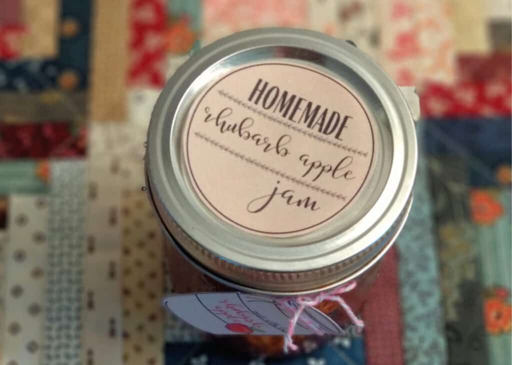 apple rhubarb jam
