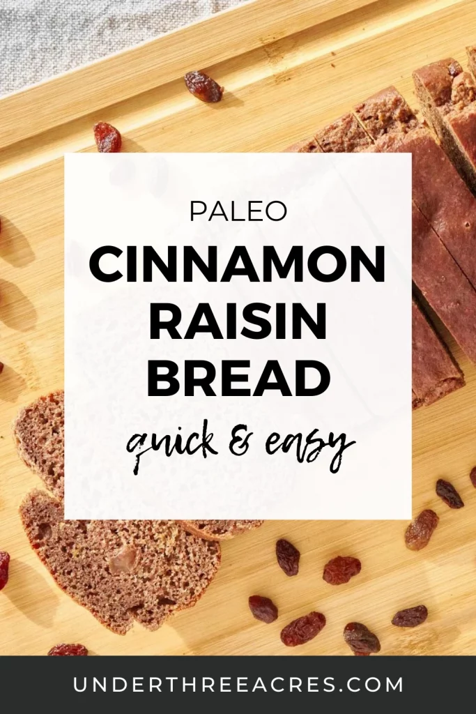 gluten free cinnamon raisin bread pin